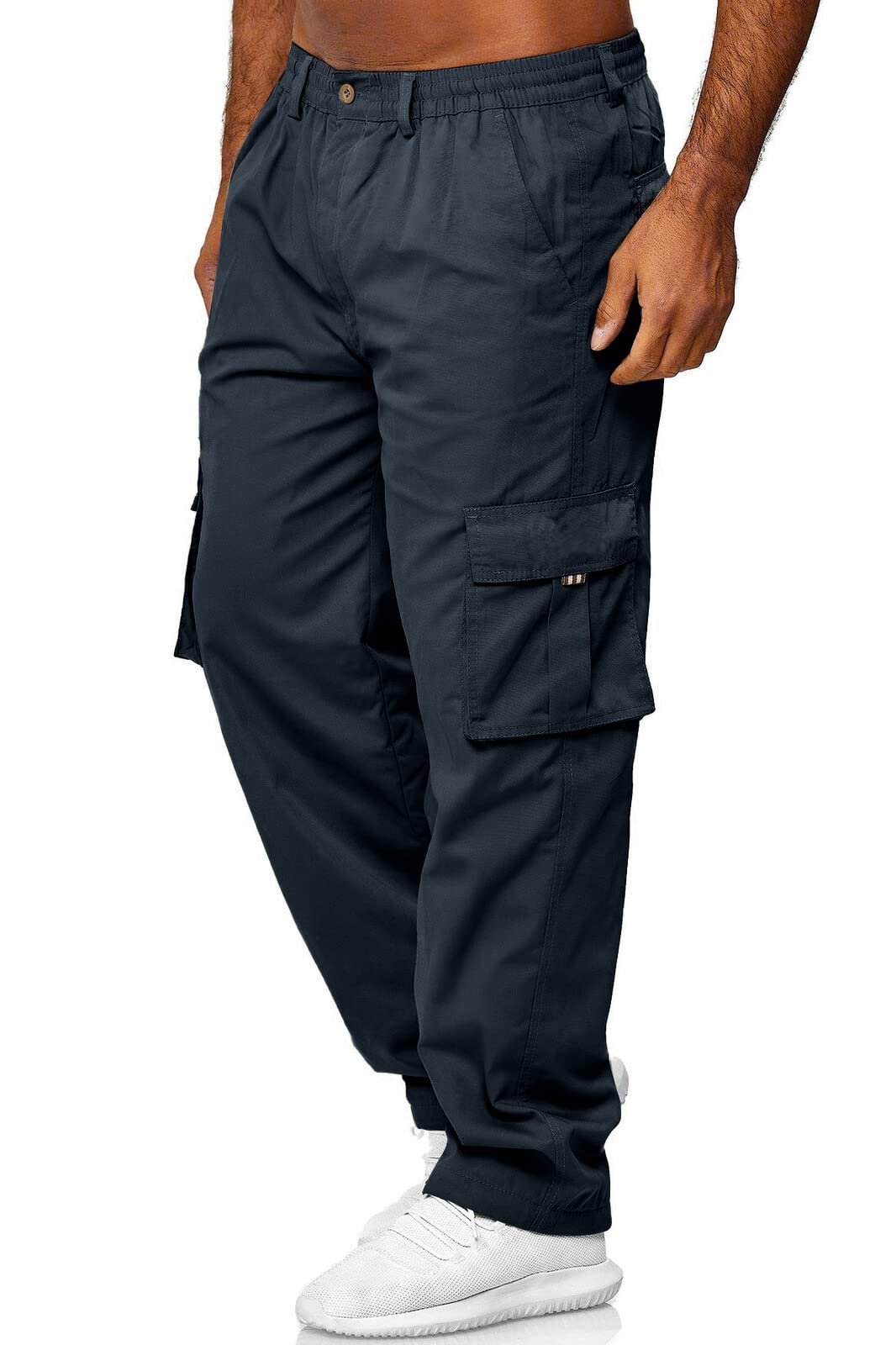 Rela Bota Men's Cargo Pants Jogger Sweatpants Drawstring Outdoor Trousers