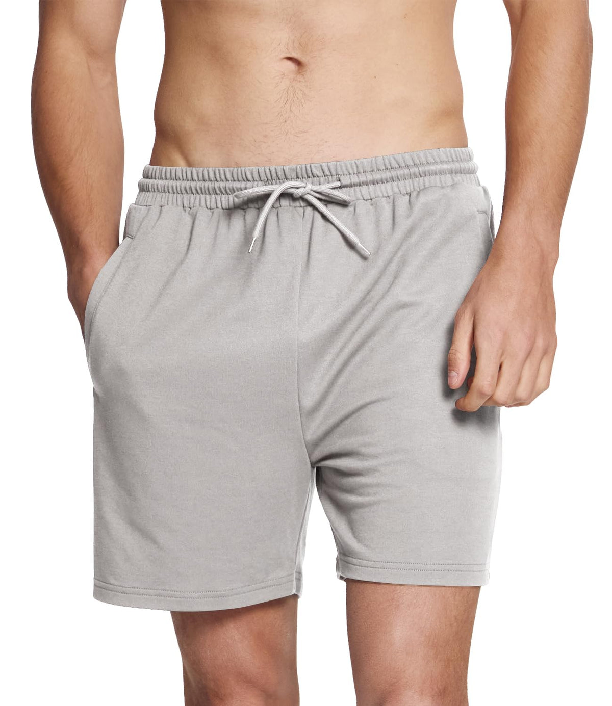 BAMBOO COOL Men's Athletic Shorts, Quick Dry Running Workout with Pockets