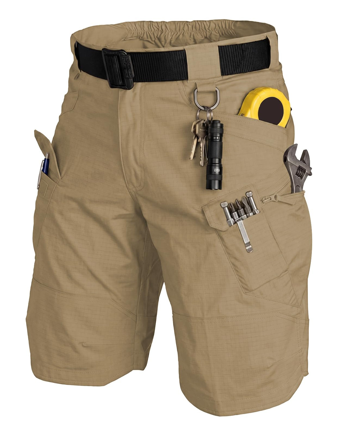 Wangdo Men's Hiking Cargo Shorts Lightweight Outdoor Work Tactical Shorts