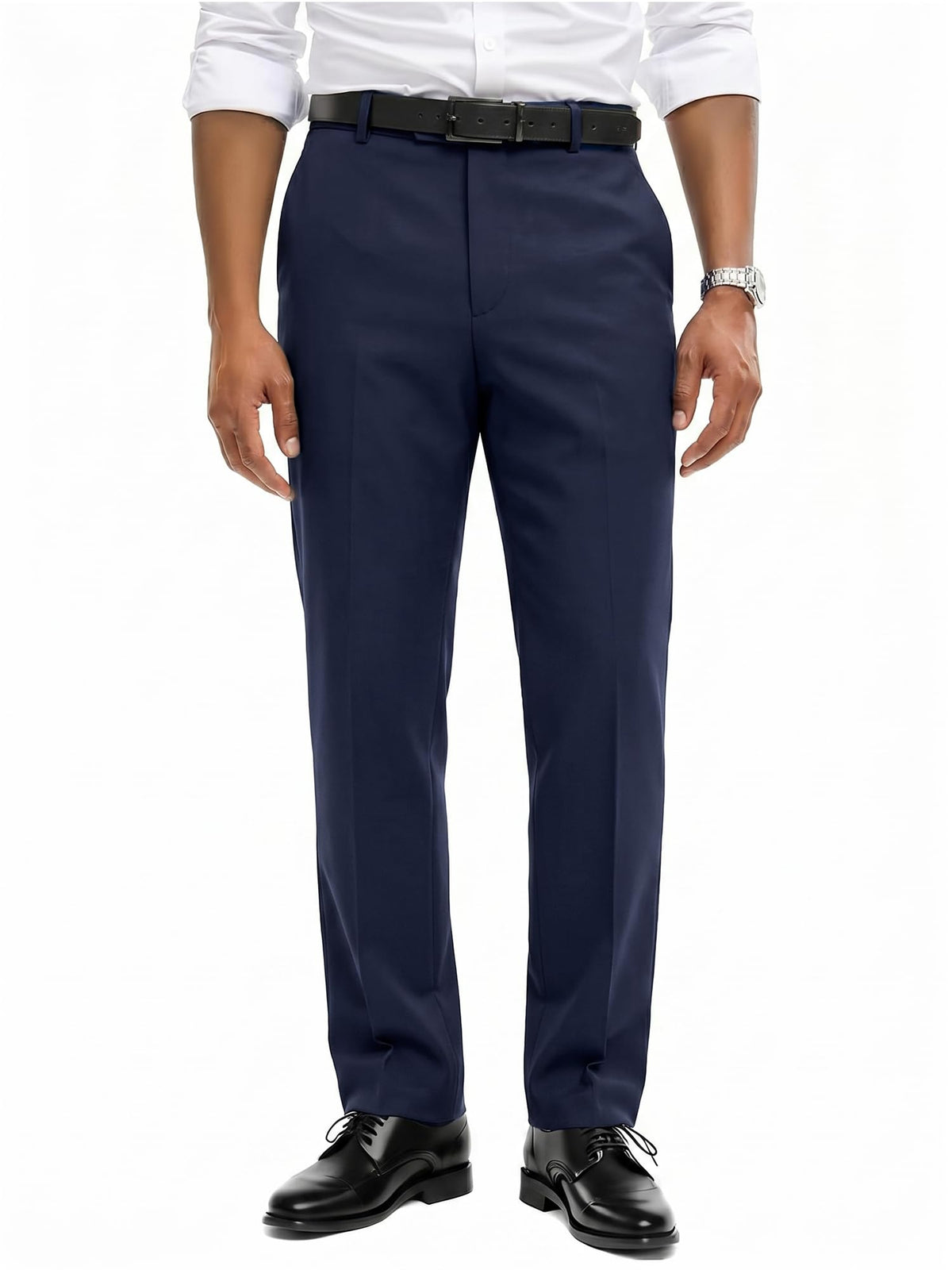 Comdecevis Men's Classic Fit Business Casual Wrinkle Resistant Dress Pants
