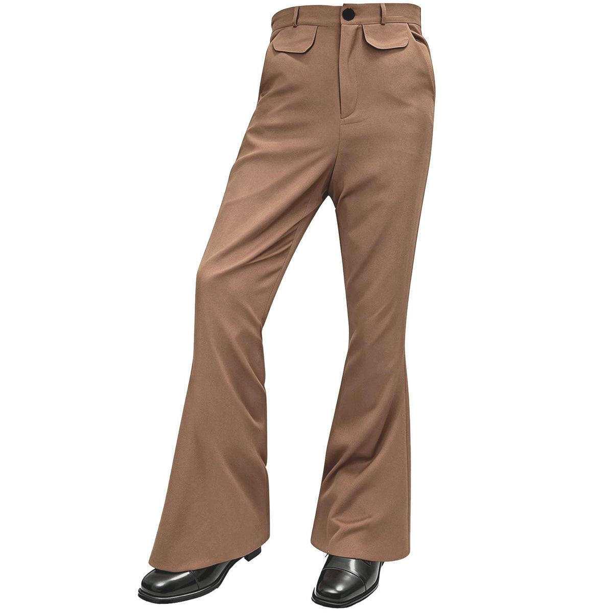 Mens Bell Bottom Pants 70s Disco Outfits for Men Flared Pants