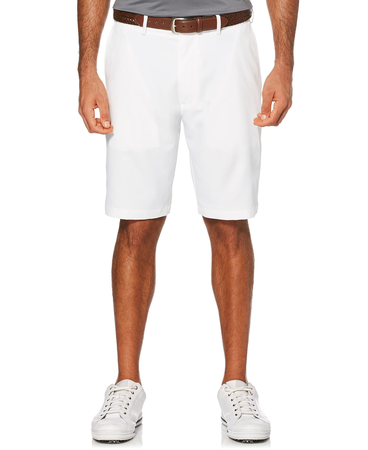 PGA Tour Men's 9" Golf Shorts with Expandable Waistband, Flat Front, Moisture-Wicking, Sun Protection, Stretch, Lightweight