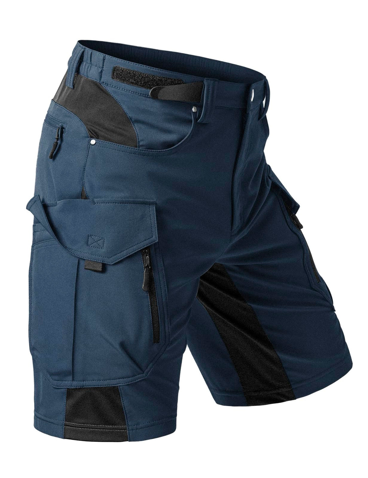 Moosehill Men's Hiking Cargo Shorts: Quick Dry 9 Pockets (Self-Storing)