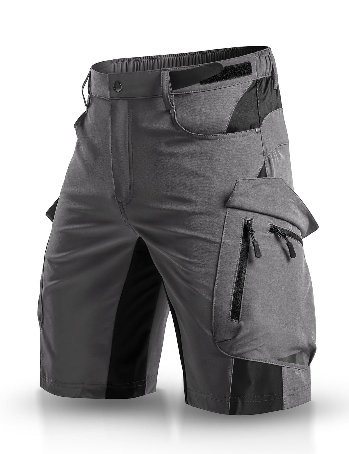 XKTTAC Men's Hiking Cargo Shorts: 4-Way Stretch with 6 Secure Pockets