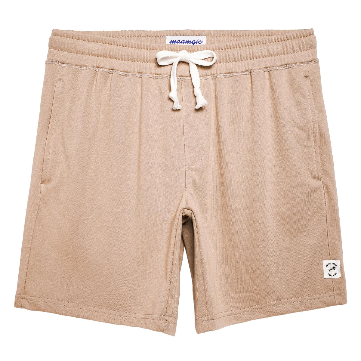 maamgic Mens Athletic Gym Shorts 5/7" Elastic Waist Casual Pajama Pocket Jogger Men Workout Short Pants