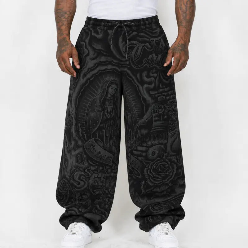 FB County Inked Up Sweatpant Casual Outdoor Pants Boot Cut Pants