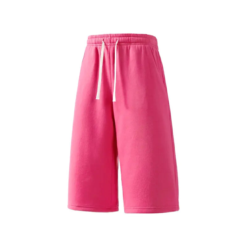 Men's 3-Pack Baggy Oversized Knee-Length Loose Drawstring Casual Long Shorts, Urban Street Fashion Menswear Bottoms