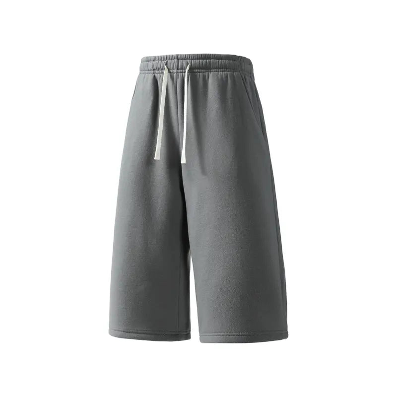 Men's 3-Pack Baggy Oversized Knee-Length Loose Drawstring Casual Long Shorts, Urban Street Fashion Menswear Bottoms
