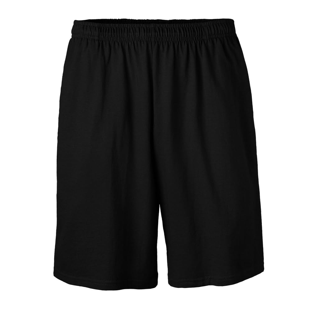 Soffe Men's Classic Midweight Shorts with Pockets, 100% Cotton, 8" Inseam