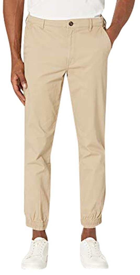 Amazon Essentials Men's Slim-Fit Cotton Breathable Joggers with Pockets