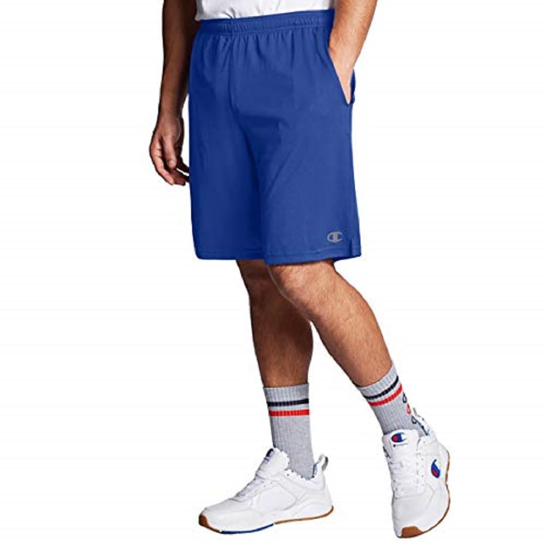 Champion Men's Sport Shorts, Standard Fit, 10 Inch Inseam, Lightweight Fabric, Moisture-Wicking