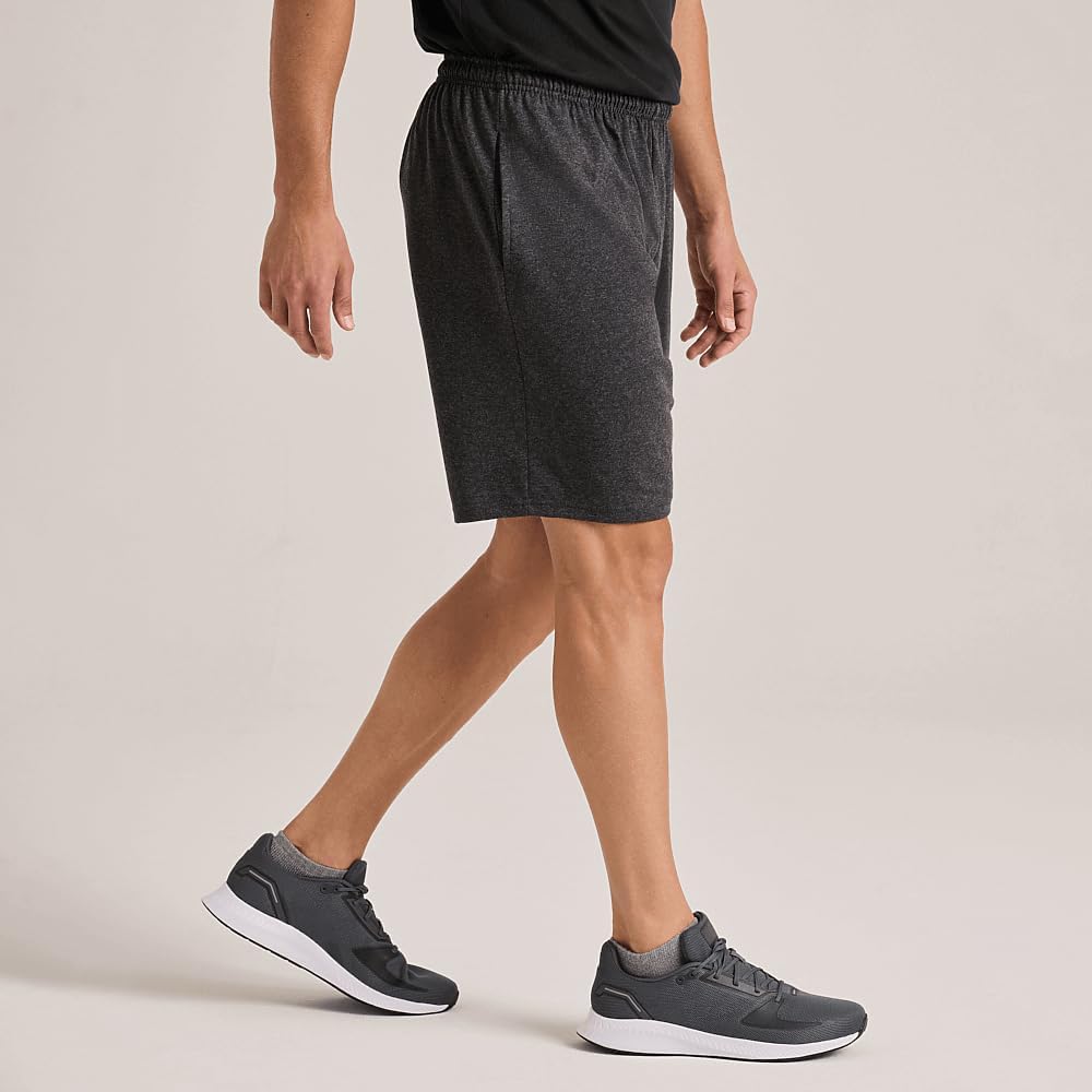 Soffe Men's Classic Midweight Shorts with Pockets, 100% Cotton, 8" Inseam