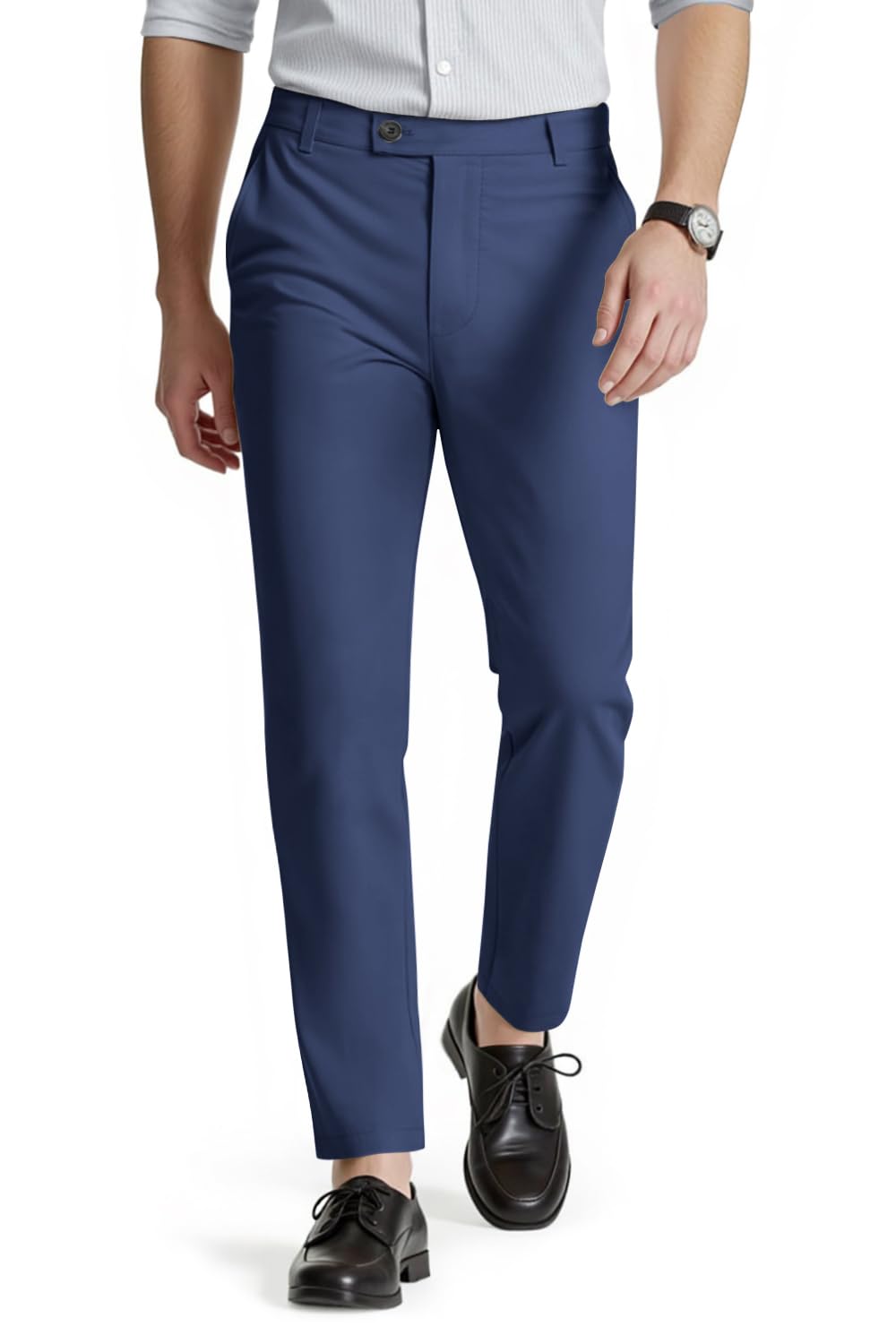 GINGTTO Mens Dress Pants Slim Fit Stretch Skinny Slacks Tapered Leg