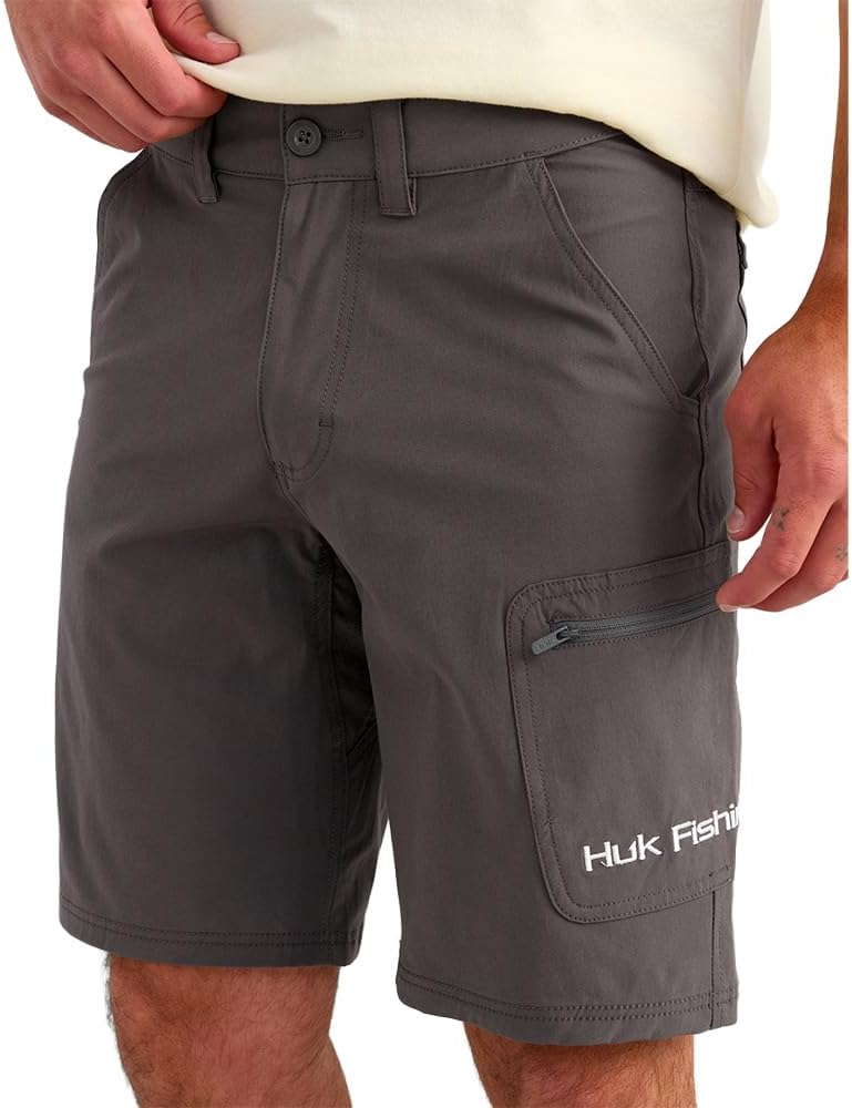 HUK Men's Next Level 10.5" Short, Quick-Drying Fishing Shorts for Men