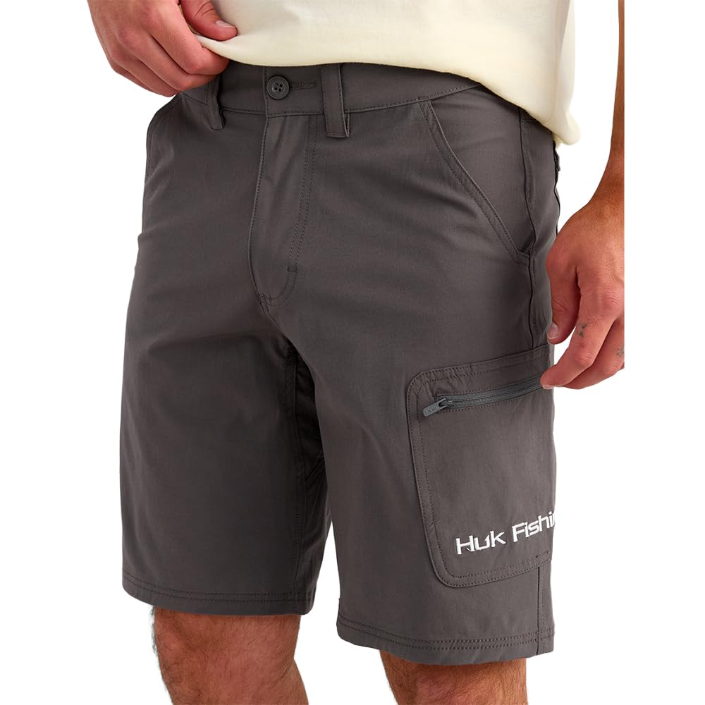 HUK Men's Next Level 10.5" Short, Quick-Drying Fishing Shorts for Men