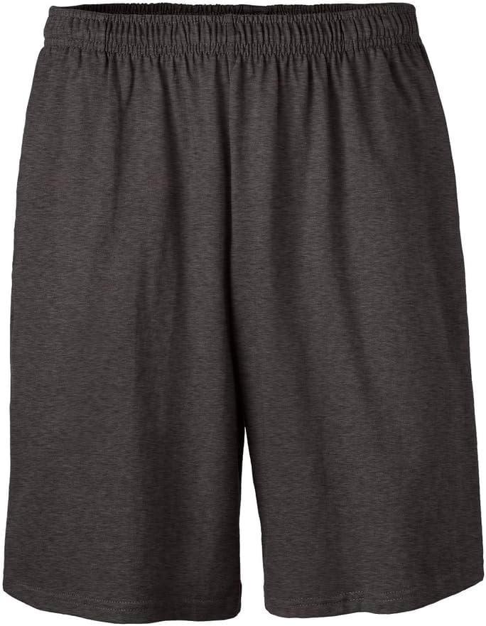 Soffe Men's Classic Midweight Shorts with Pockets, 100% Cotton, 8" Inseam