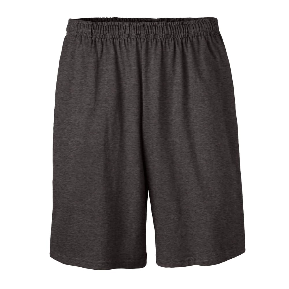 Soffe Men's Classic Midweight Shorts with Pockets, 100% Cotton, 8" Inseam