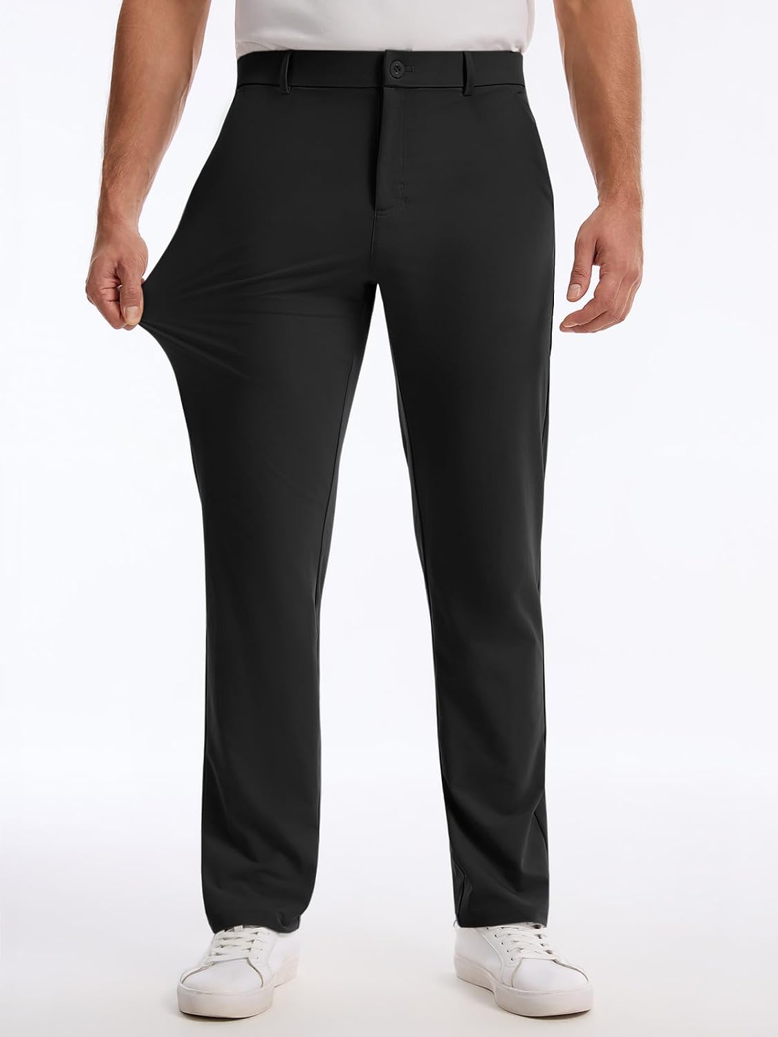 Runcati Mens Stretch Golf Pants 30"/32"/34" Dress Work Slacks