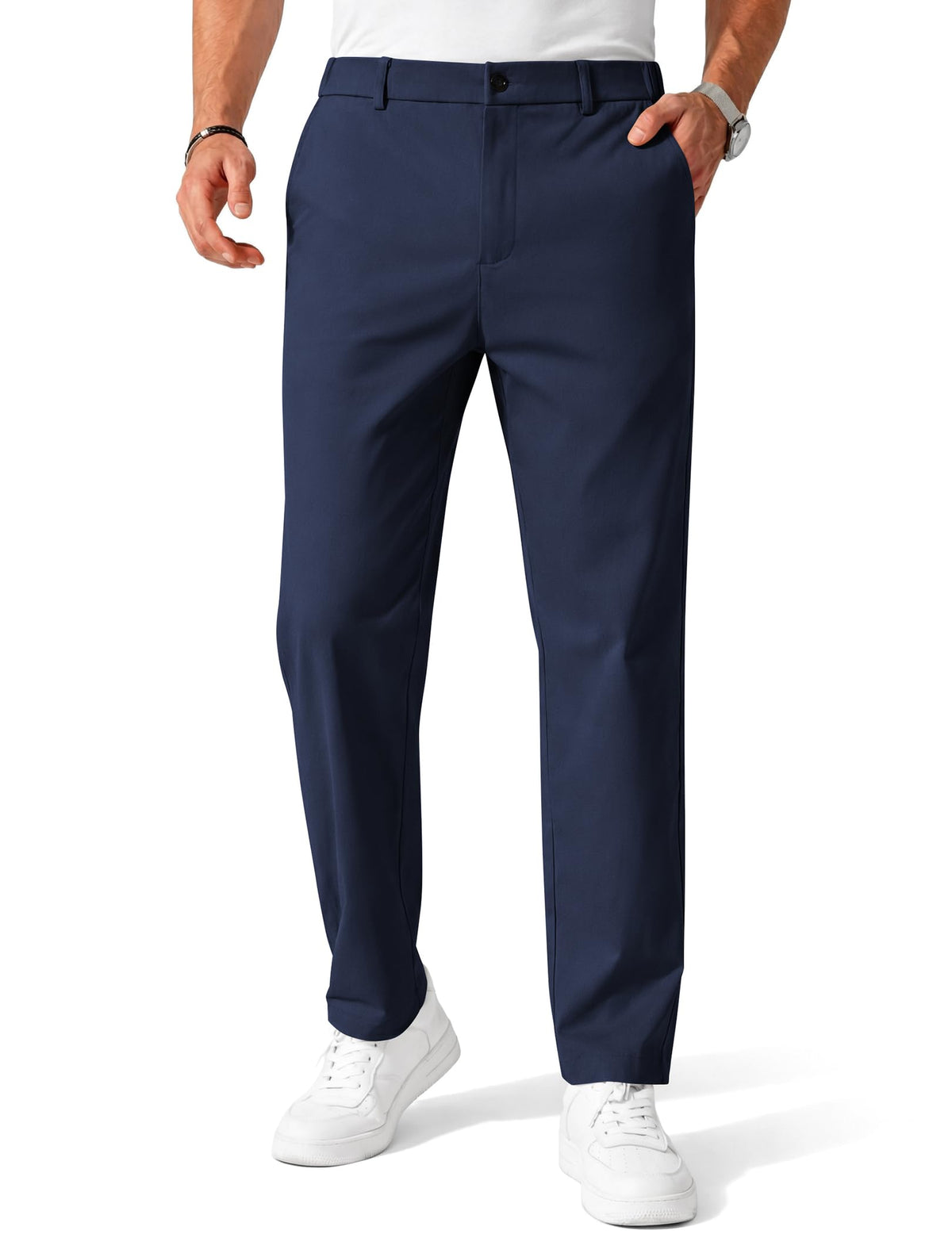 COOFANDY Mens Chino Pants Casual Business Dress Pants Stretch Golf Trousers with Pockets