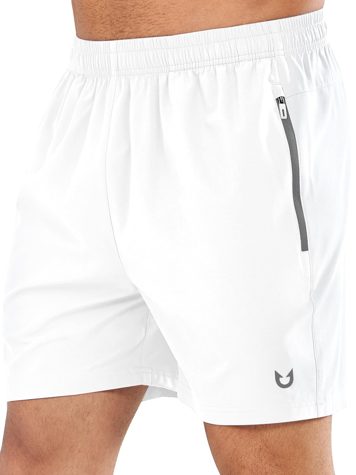 NORTHYARD Men's Athletic Running Shorts Quick Dry Lightweight Zip Pockets