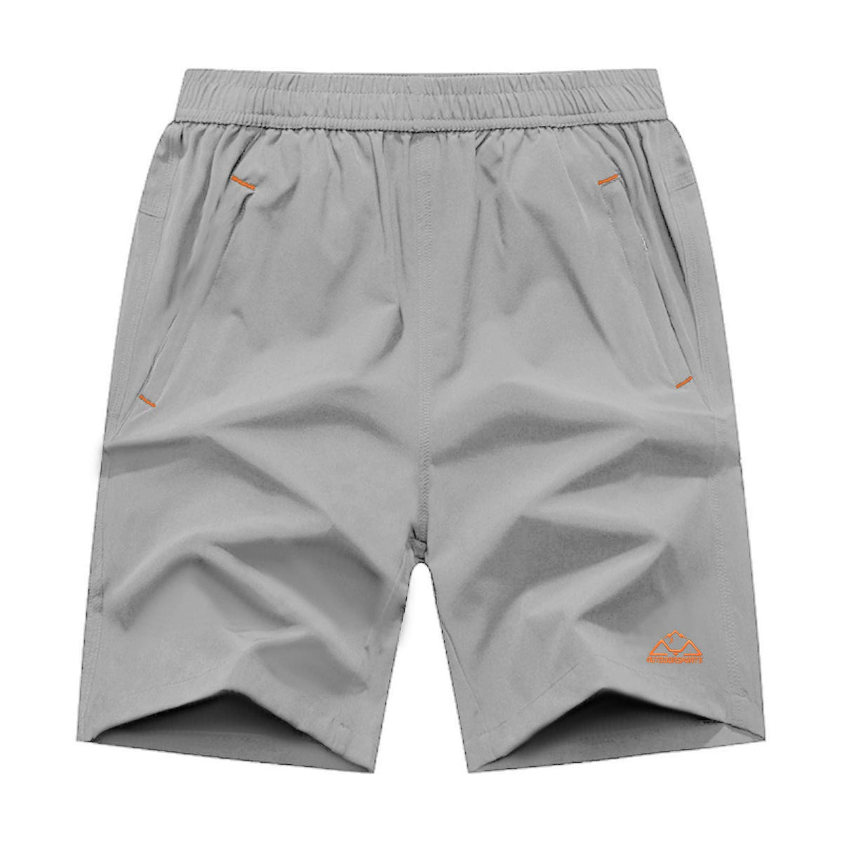 Rdruko Men's Quick Dry Hiking Shorts Lightweight Running Gym Outdoor Active Shorts with Zipper Pockets