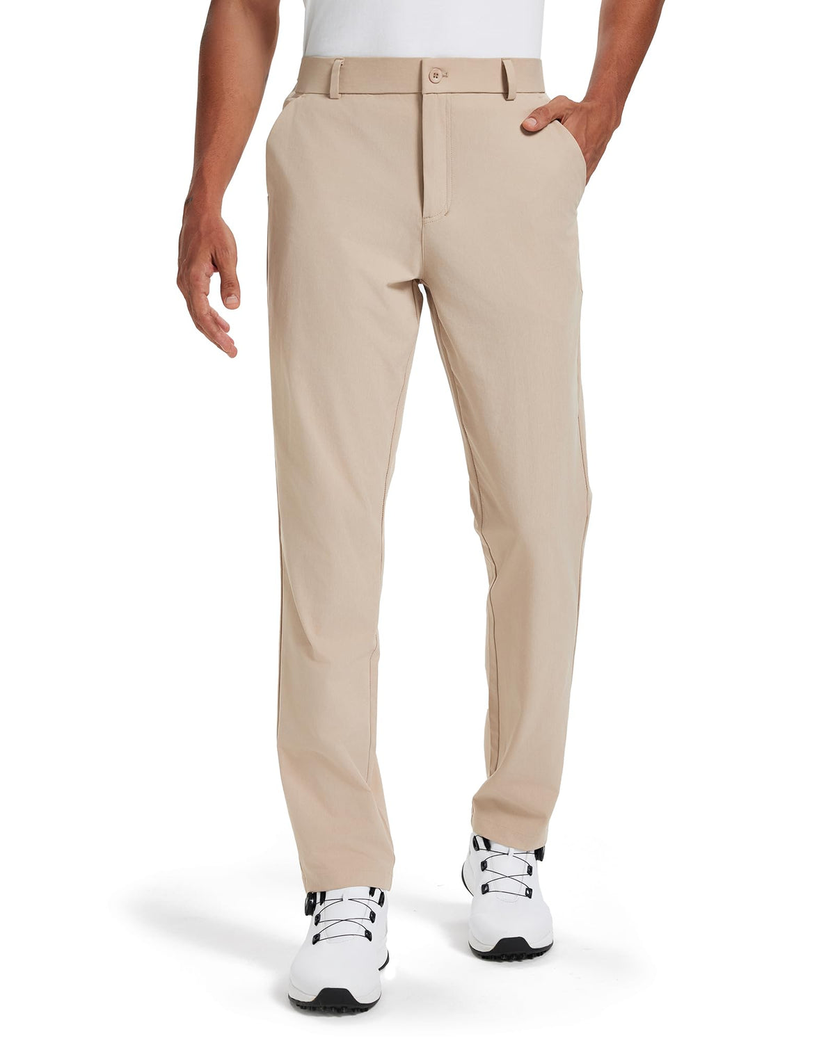 Men's Golf Pants Chinos Stretch Work Dress Quick Dry 30"/32"/34"