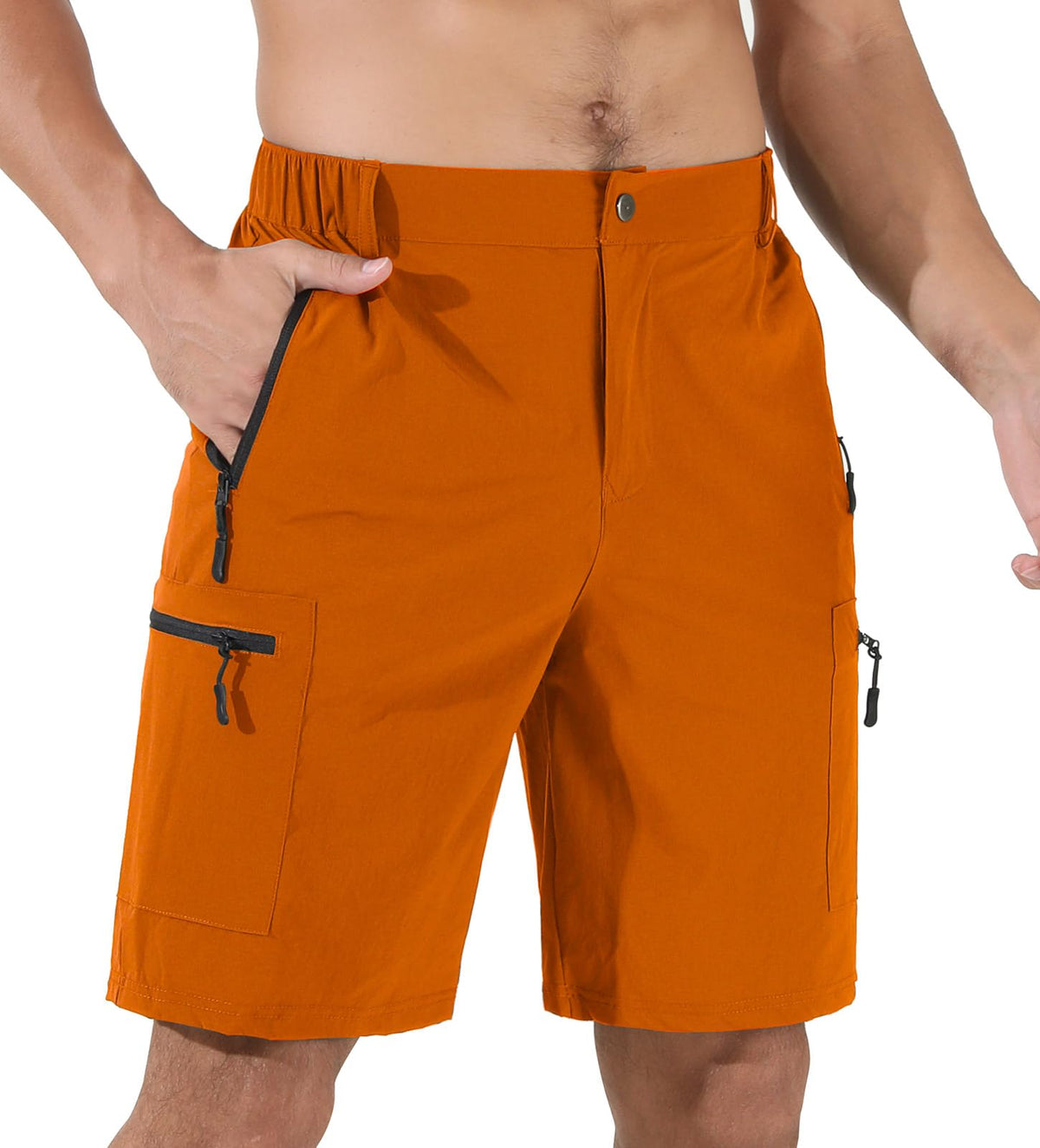 Suwangi Mens Hiking Cargo Shorts Casual Travel Tactical Short for Men