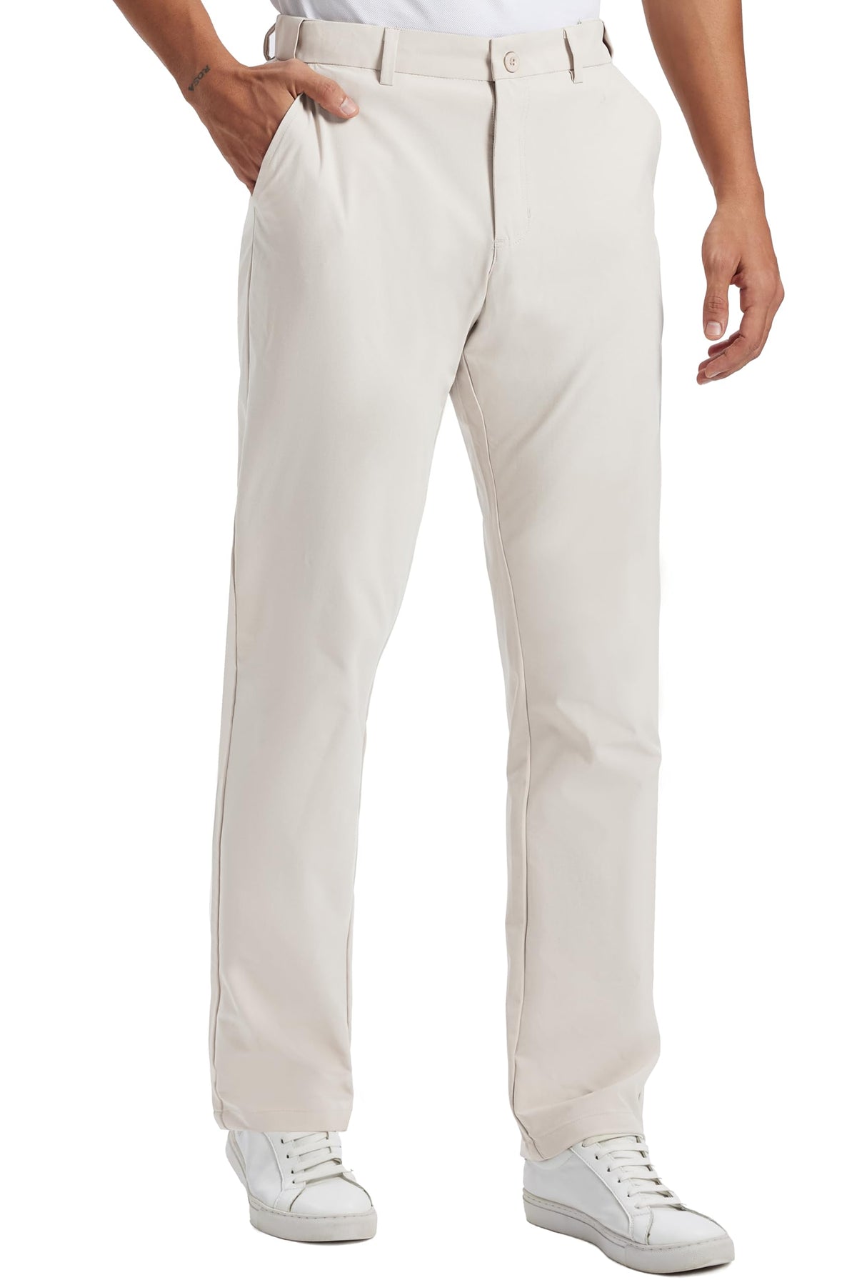 Mens Golf Pants Lightweight Quick Dry Anti-Slip 30"/32"/34" with 4 Pockets
