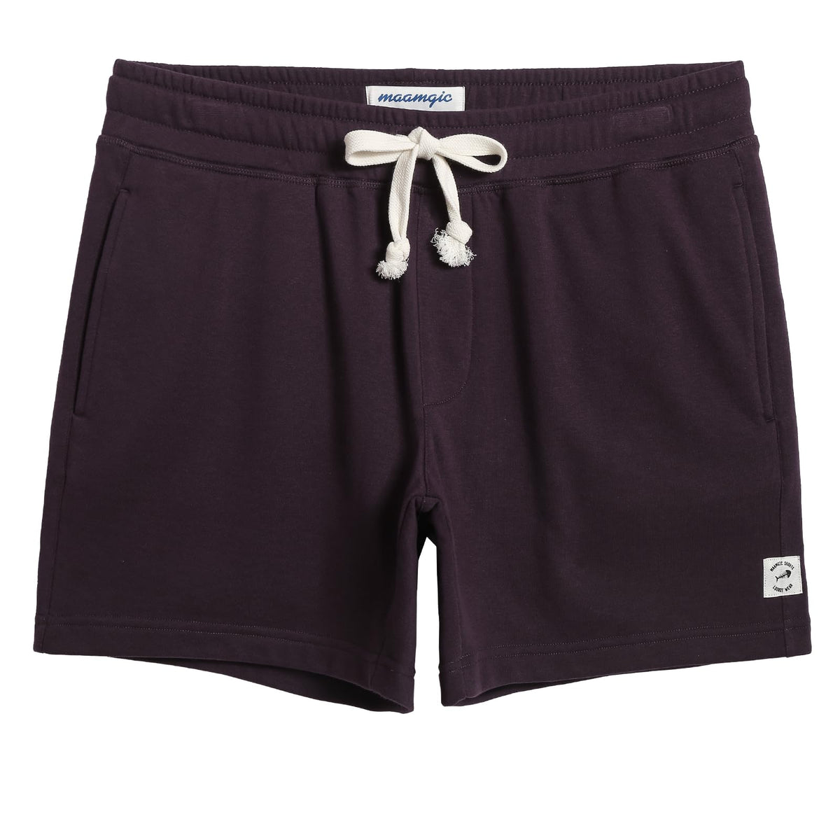 maamgic Mens Athletic Gym Shorts 5/7" Elastic Waist Casual Pajama Pocket Jogger Men Workout Short Pants