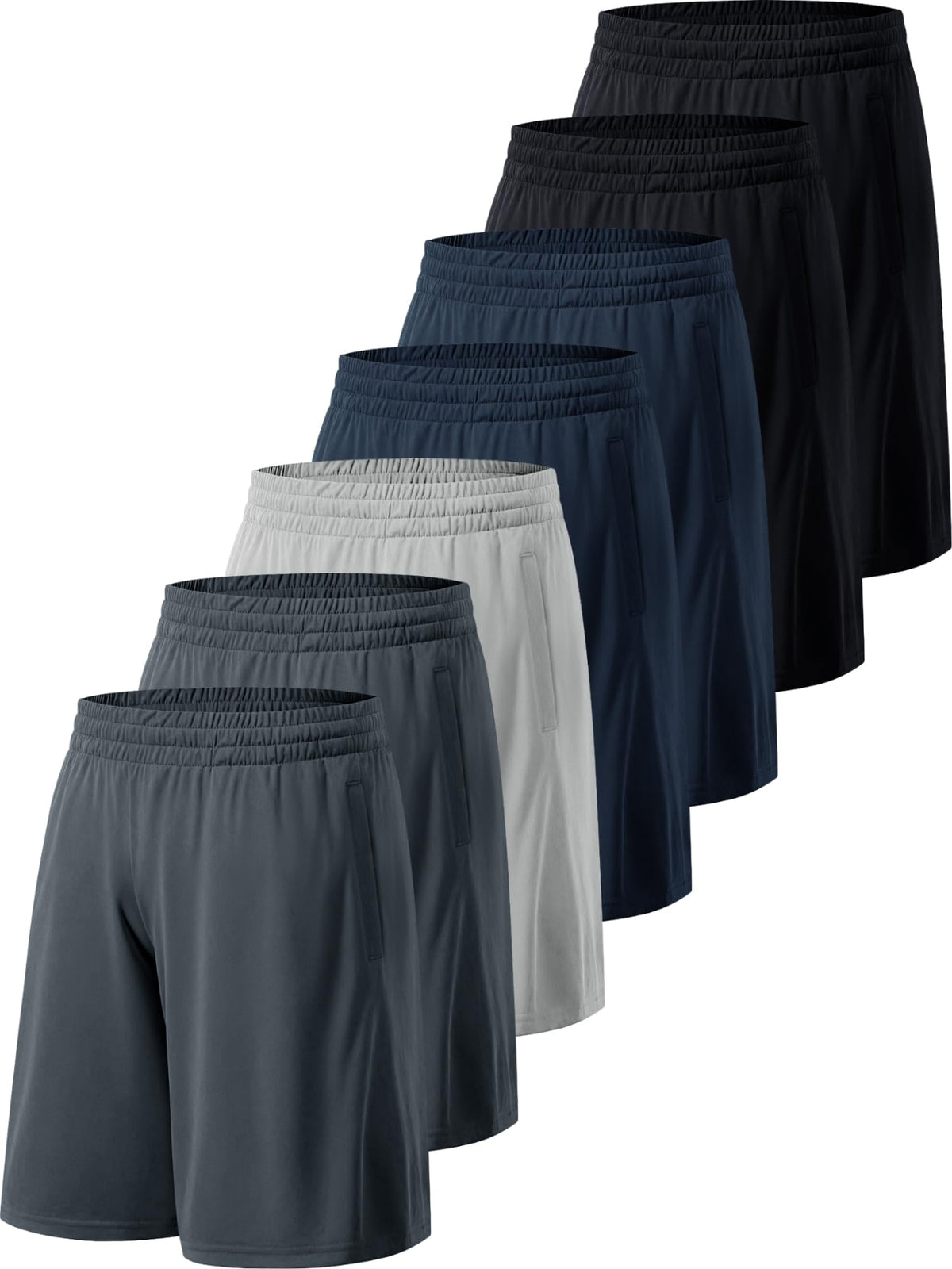Men's Athletic Shorts with Pockets Activewear Workout