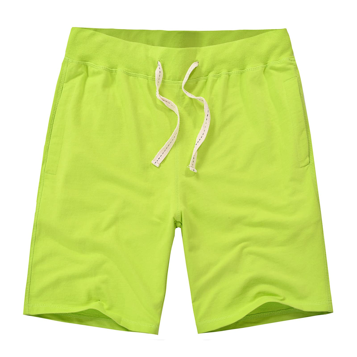 AMY COULEE Mens Casual Classic Cotton Sweat Shorts with Pockets