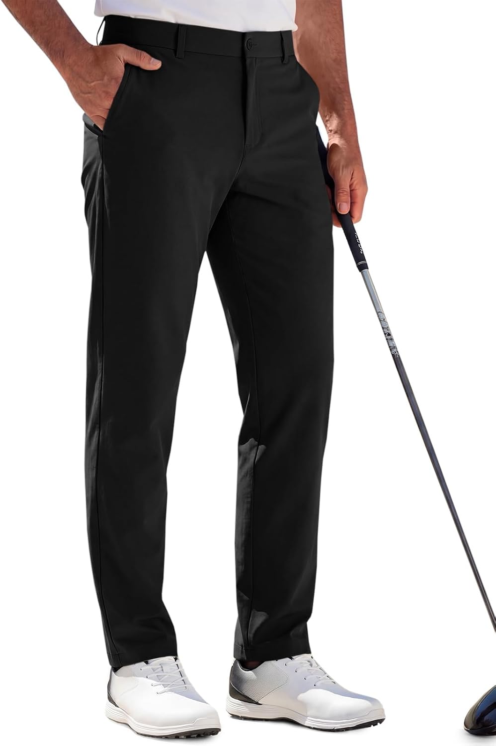 Runcati Mens Stretch Golf Pants 30"/32"/34" Dress Work Slacks