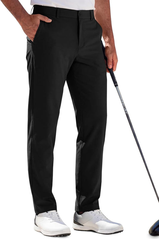 Runcati Mens Stretch Golf Pants 30"/32"/34" Dress Work Slacks