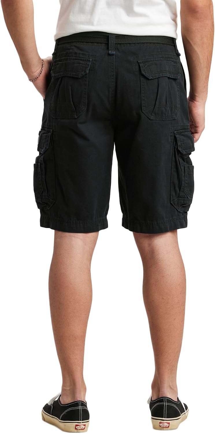 UNIONBAY Men's Survivor Belted Cargo Short-Reg and Big & Tall Sizes