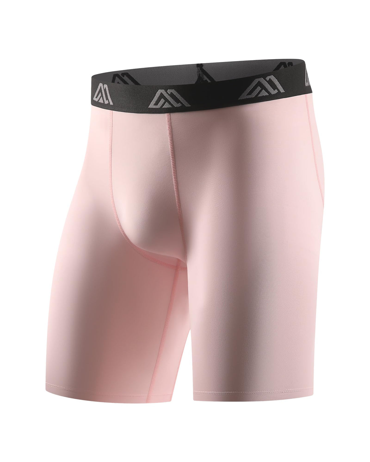 Mens Compression Shorts 9" Spandex Sports Shorts Running Athletic Workout Performance Base Layer Underwear