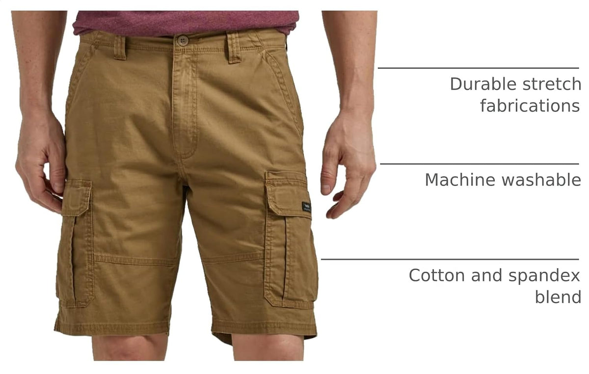 Wrangler Authentics Men's Classic Cargo Stretch Short