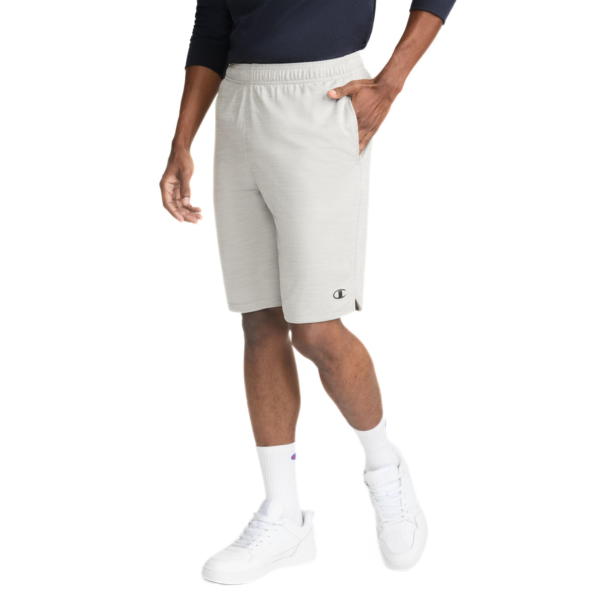 Champion Men's Sport Shorts, Standard Fit, 10 Inch Inseam, Lightweight Fabric, Moisture-Wicking