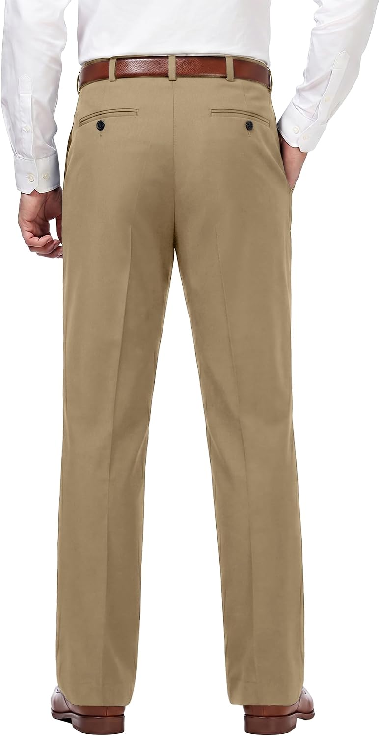 Comdecevis Men's Classic Fit Pleated Dress Pants