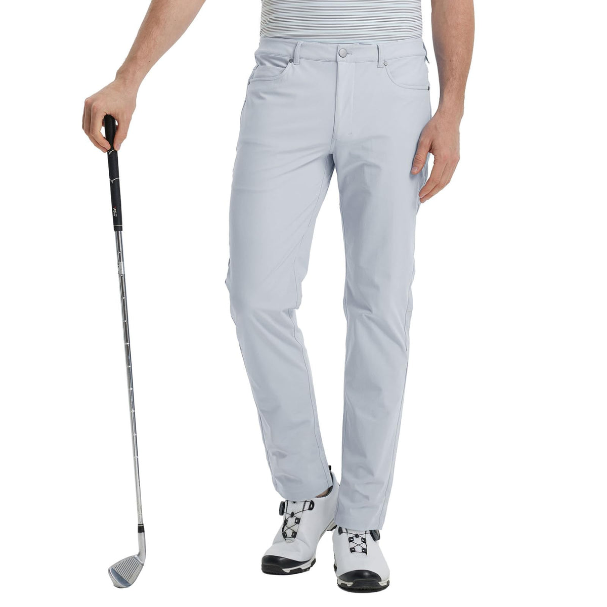 M MAELREG Golf Pants for Men Lightweight Moisture Wicking Business - 30"/32"/34" Stretch Flat Front Casual Dress Pant for Men
