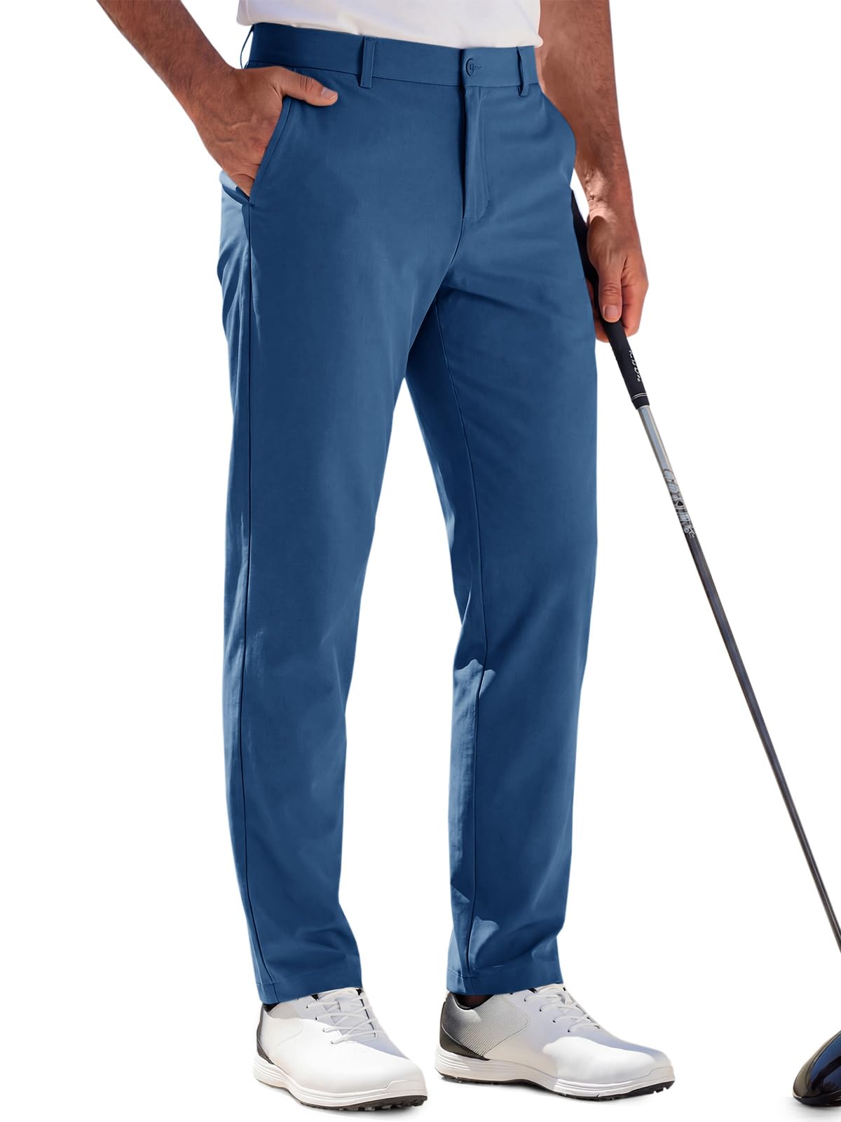 Runcati Mens Stretch Golf Pants 30"/32"/34" Dress Work Slacks