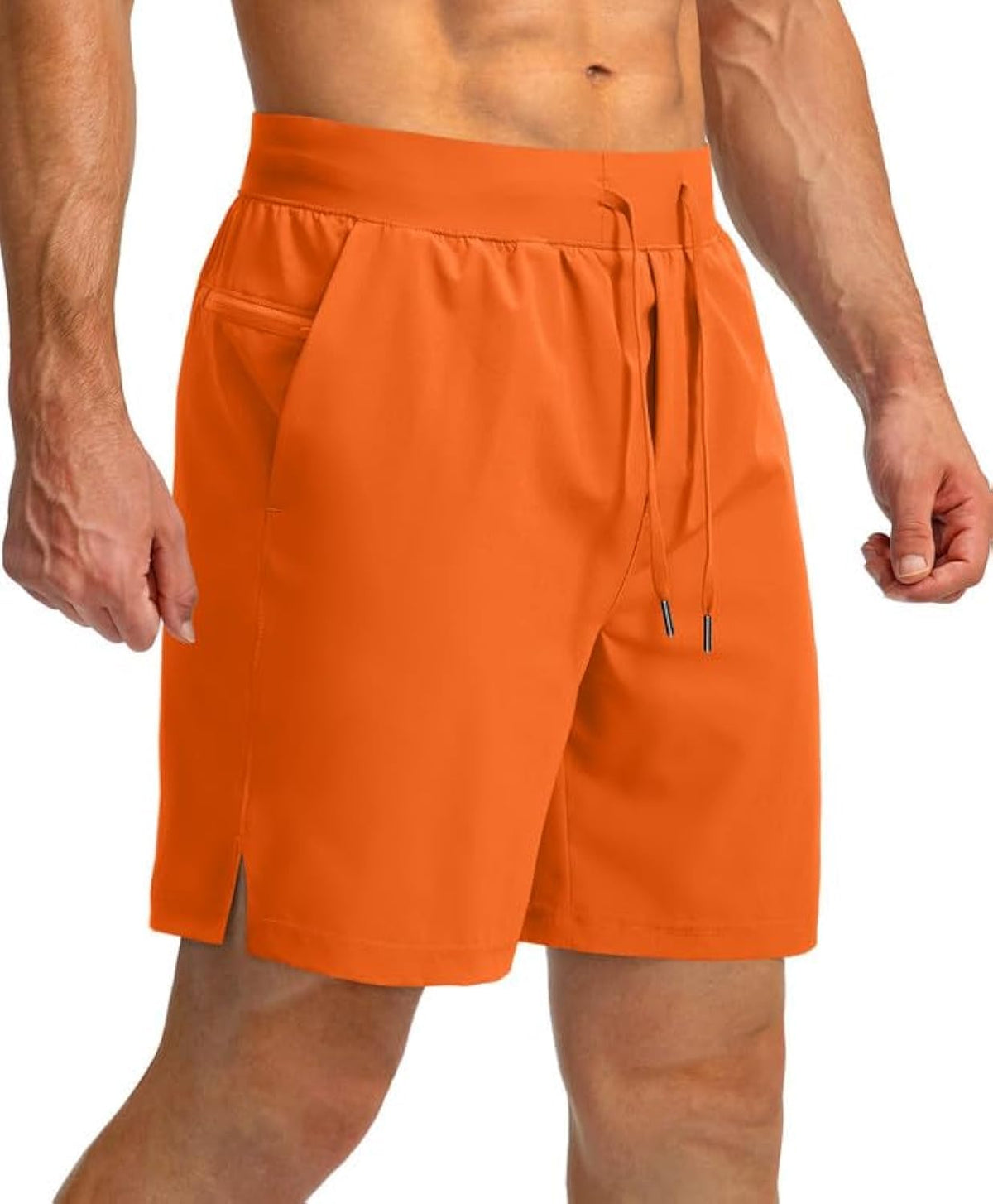 Soothfeel Men's Athletic Running Shorts Zipper Pockets 9"/7"/5 Workout Gym