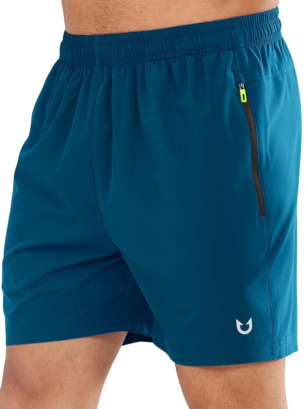 NORTHYARD Men's Athletic Running Shorts Quick Dry Lightweight Zip Pockets