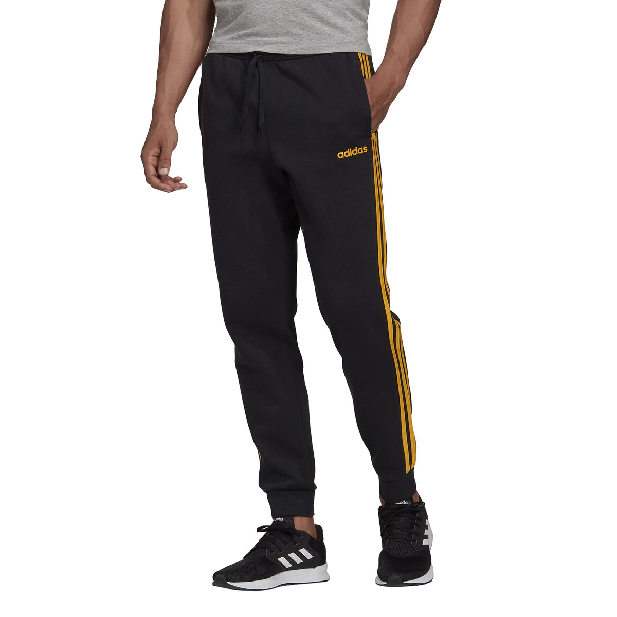 adidas Men's Essentials 3-Stripes Fleece Pants