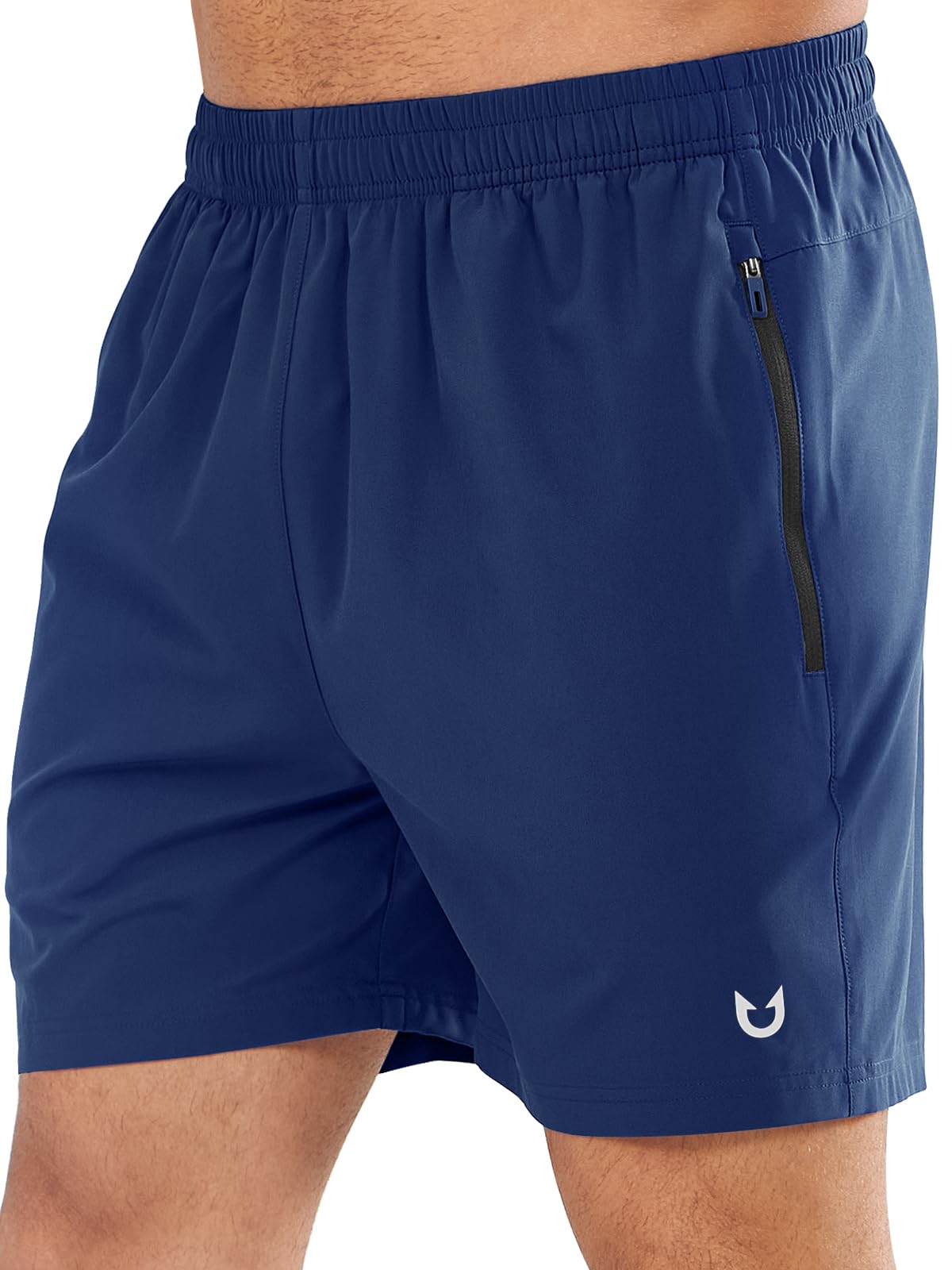 NORTHYARD Men's Athletic Running Shorts Quick Dry Lightweight Zip Pockets