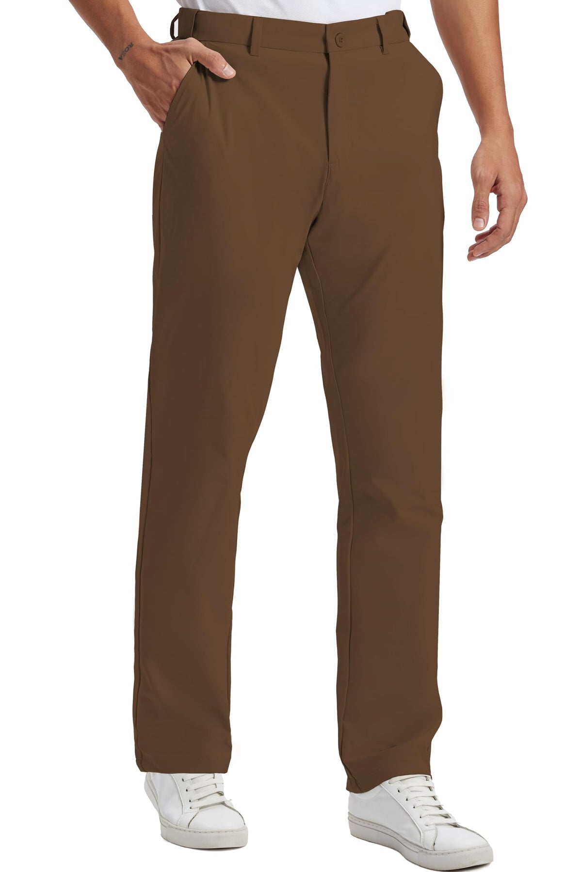 Mens Golf Pants Lightweight Quick Dry Anti-Slip 30"/32"/34" with 4 Pockets