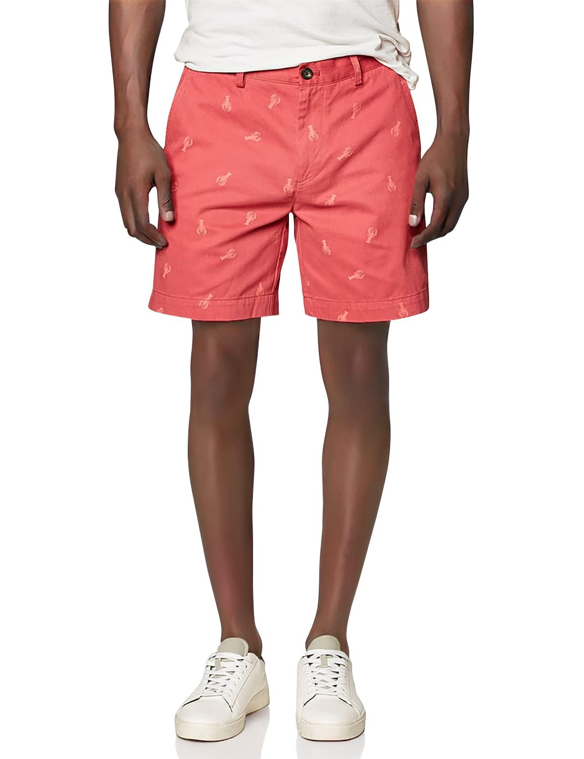 Amazon Essentials Men's Slim-Fit 9" Cotton Twill Khaki Chino Shorts with Tapered Leg