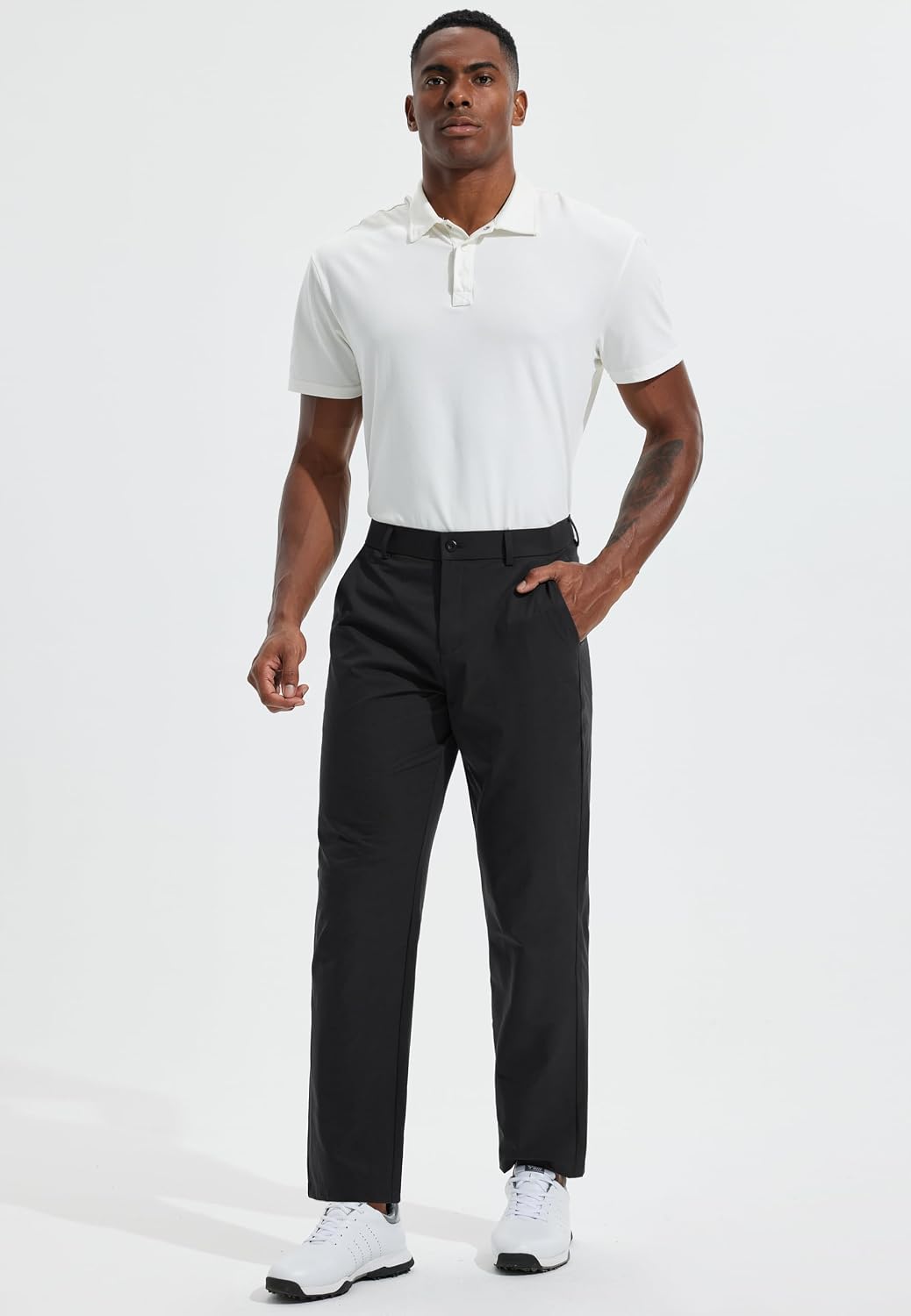 Libin Men's Golf Pants 30"/32"/34" Business Casual Suit Slacks