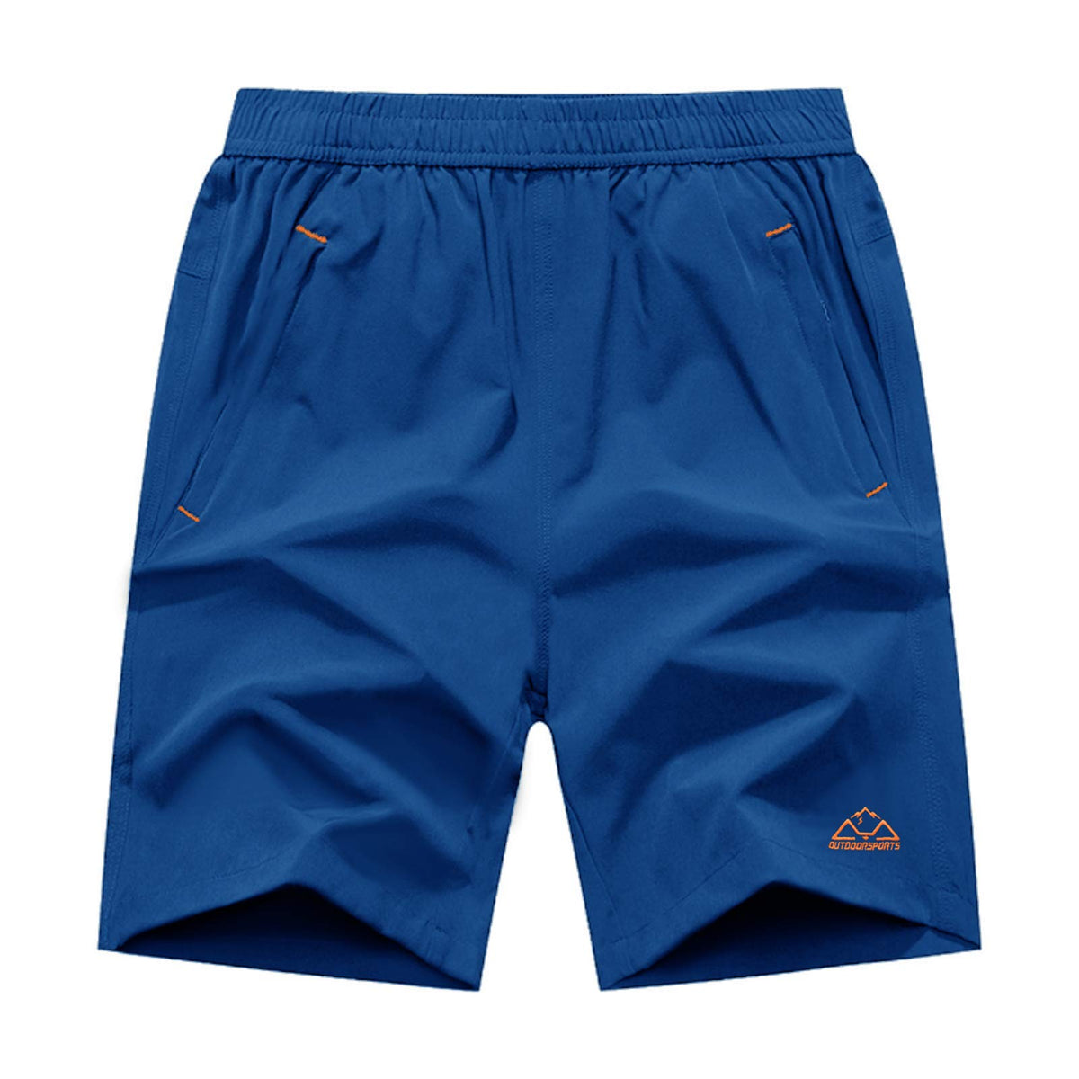 Rdruko Men's Quick Dry Hiking Shorts Lightweight Running Gym Outdoor Active Shorts with Zipper Pockets