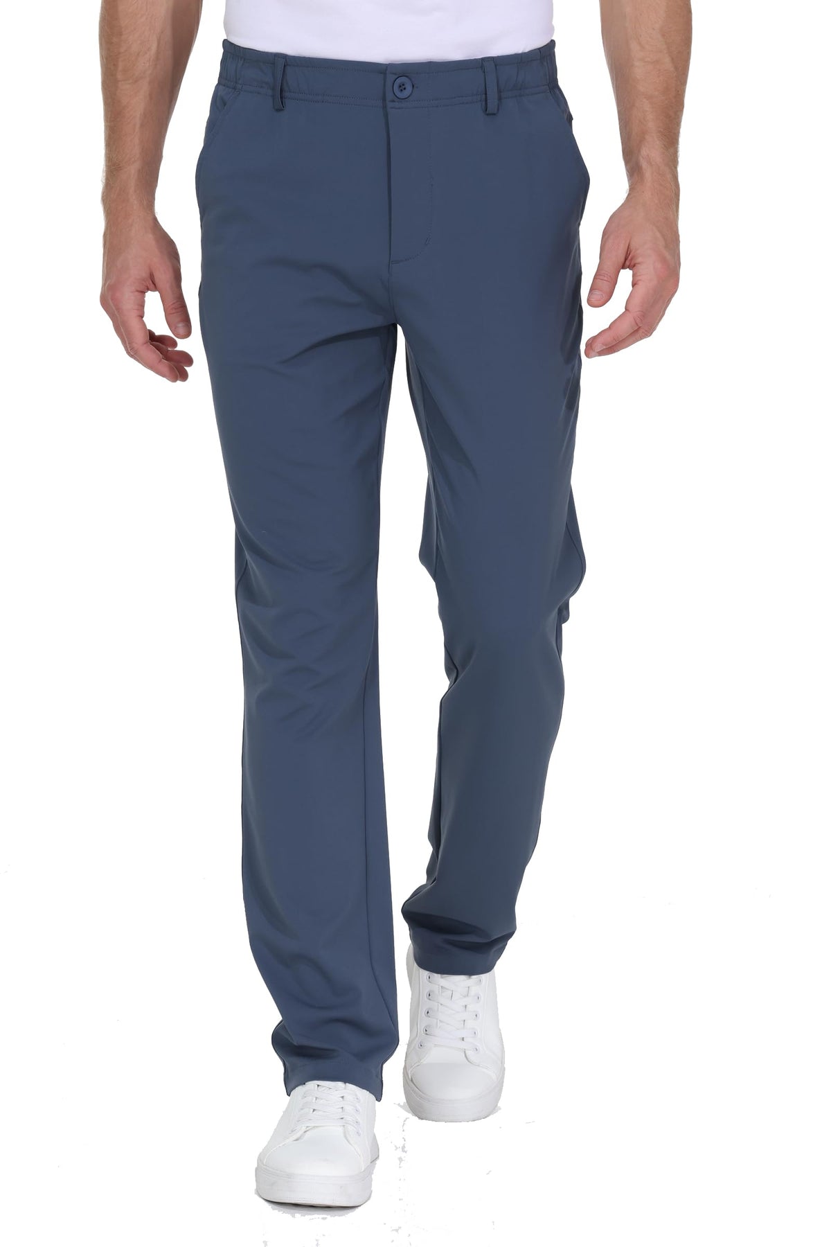 Mens Golf Pants Work Dress Pants 30"/32"/34" Lightweight Travel Trousers Stretch Business Casual Slacks with Pockets