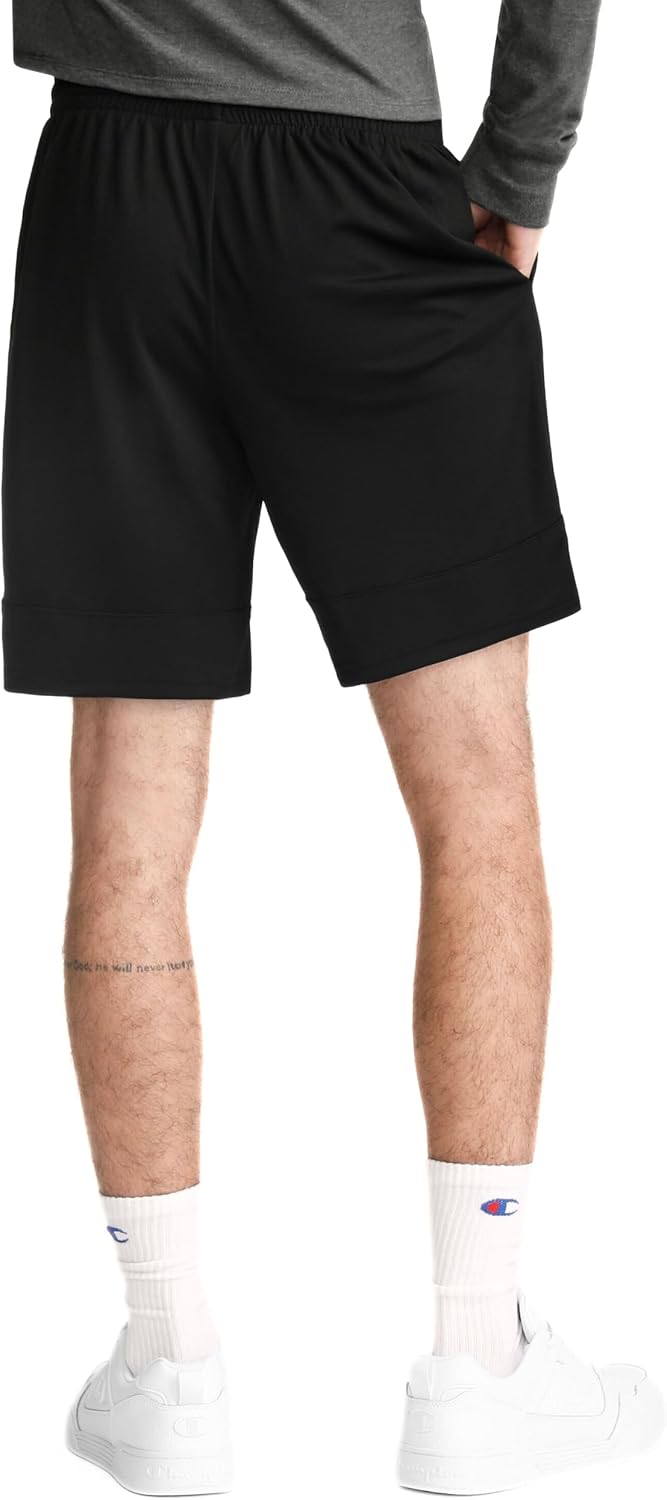 Champion Men's Sport Shorts, Standard Fit, 7 Inch Inseam, Lightweight Fabric, Moisture-Wicking